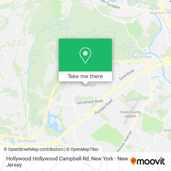 Mapa de Hollywood Hollywood Campbell Rd