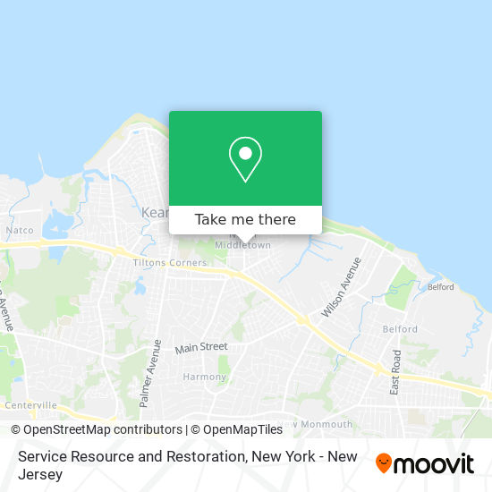 Service Resource and Restoration map