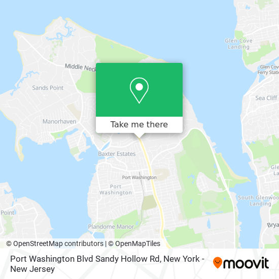Port Washington Blvd Sandy Hollow Rd map