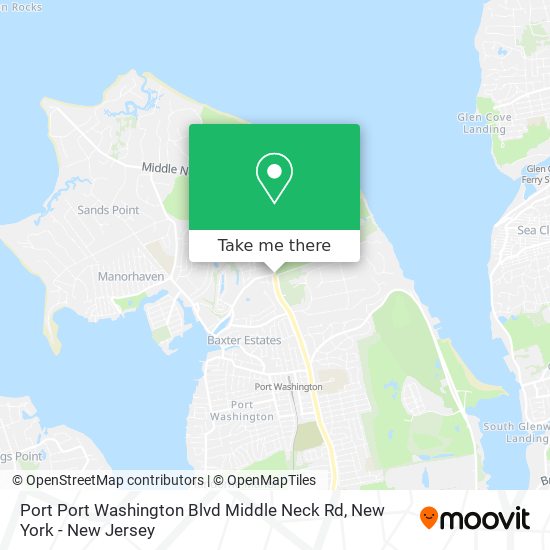 Mapa de Port Port Washington Blvd Middle Neck Rd