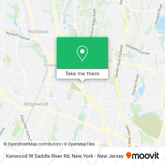 Mapa de Kenwood W Saddle River Rd
