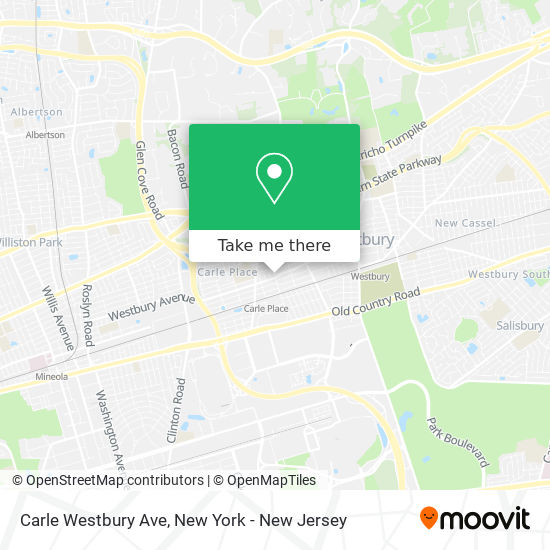 Mapa de Carle Westbury Ave