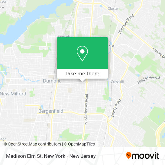 Mapa de Madison Elm St