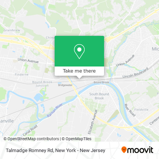 Talmadge Romney Rd map