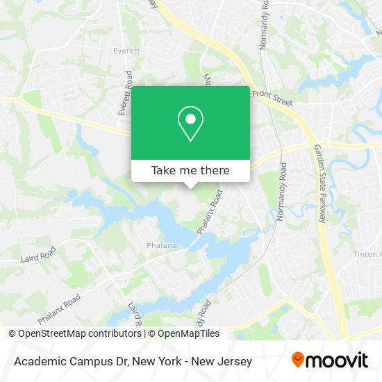 Academic Campus Dr map