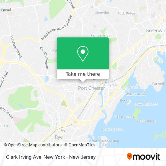 Mapa de Clark Irving Ave