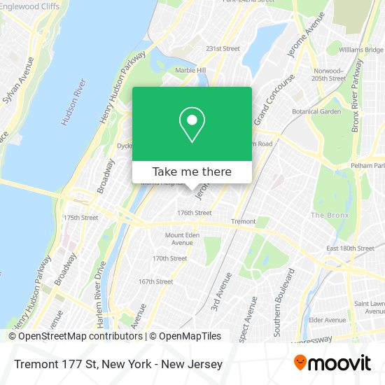 Tremont 177 St map