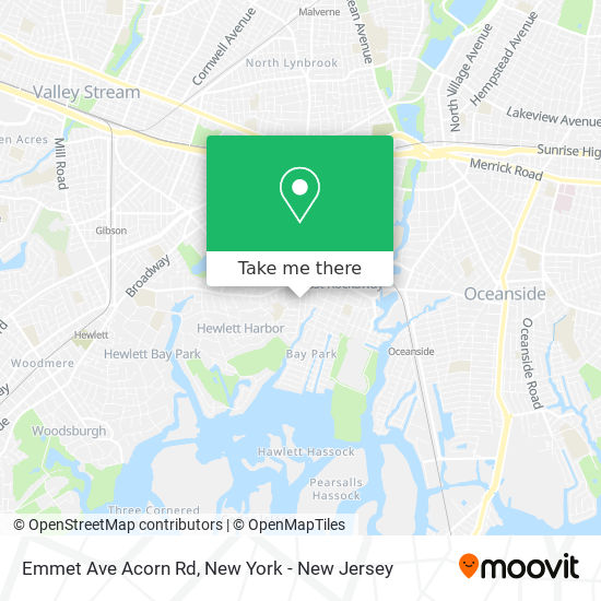Mapa de Emmet Ave Acorn Rd