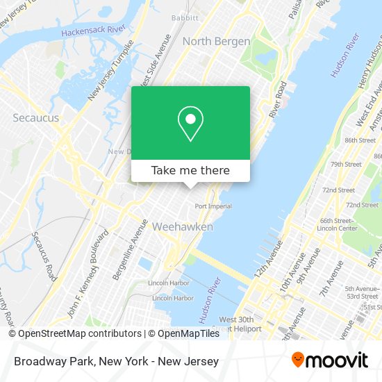 Mapa de Broadway Park