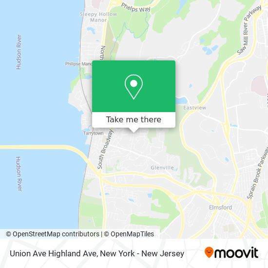 Mapa de Union Ave Highland Ave
