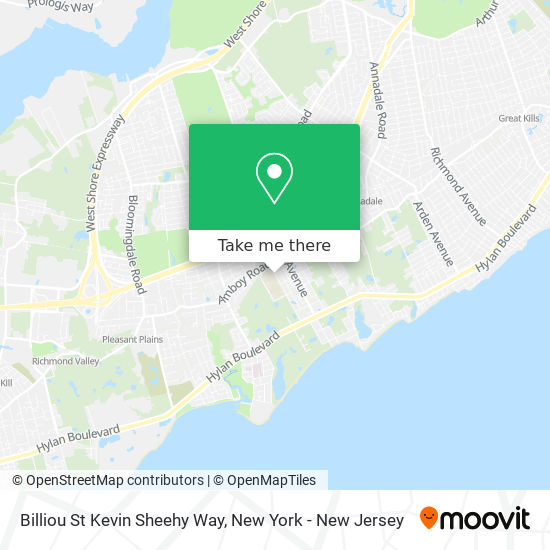 Billiou St Kevin Sheehy Way map