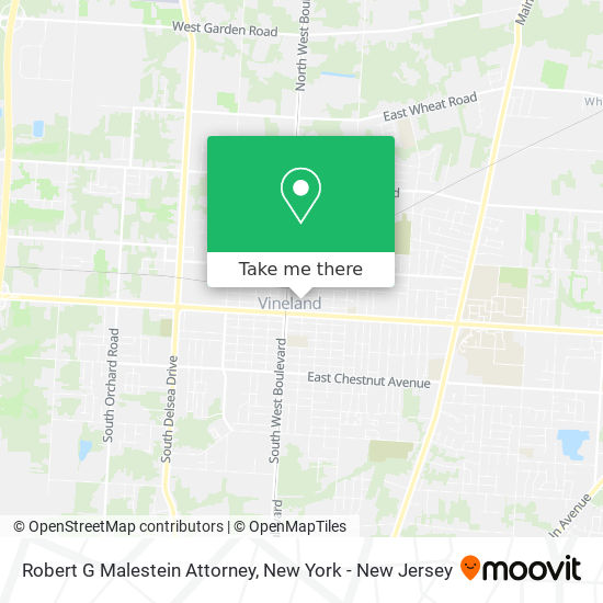 Mapa de Robert G Malestein Attorney