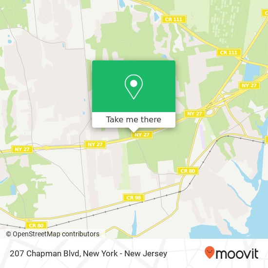 207 Chapman Blvd, Manorville, NY 11949 map
