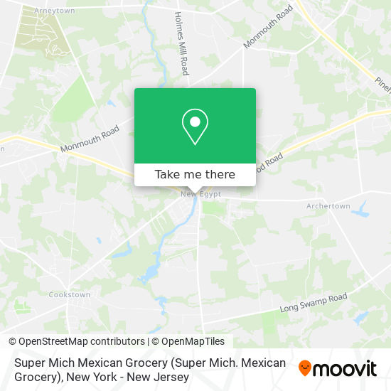 Super Mich Mexican Grocery map