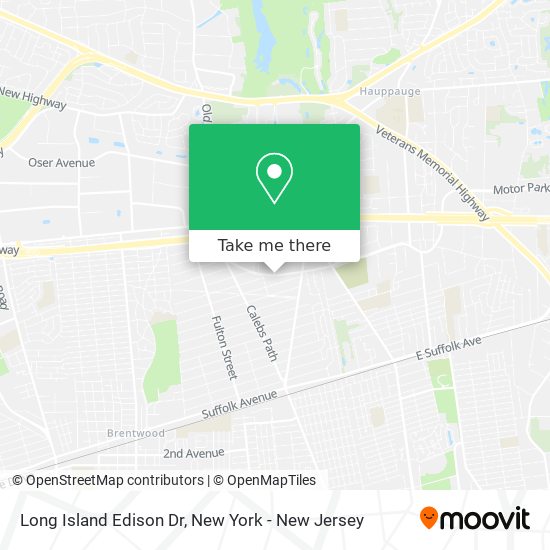 Long Island Edison Dr map