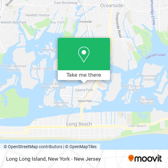 Mapa de Long Long Island