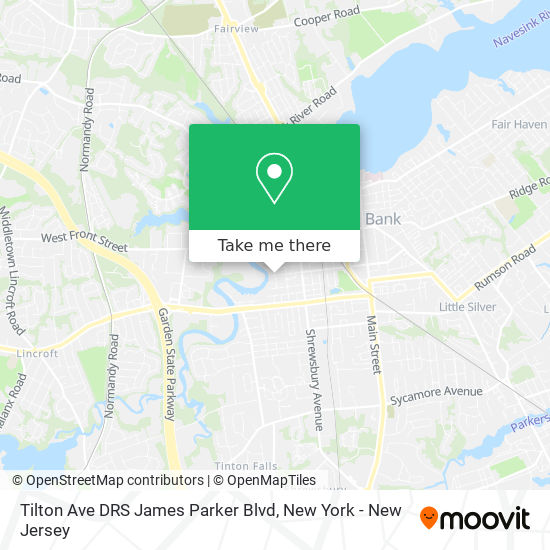 Mapa de Tilton Ave DRS James Parker Blvd