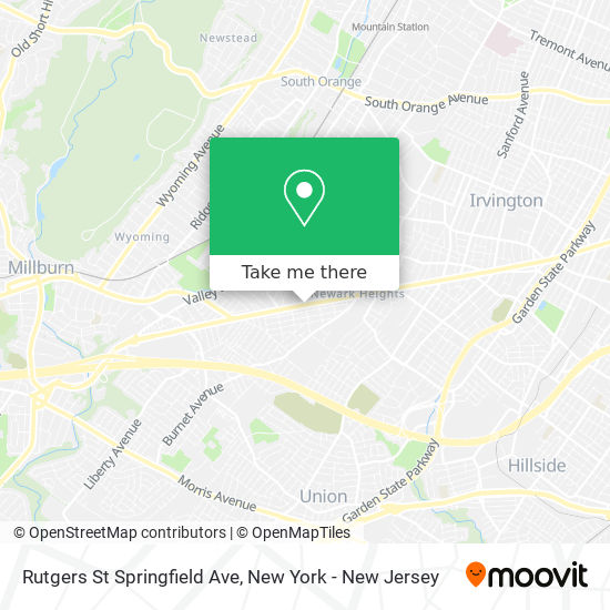 Mapa de Rutgers St Springfield Ave