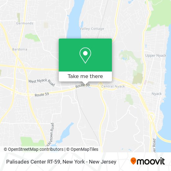 Palisades Center RT-59 map