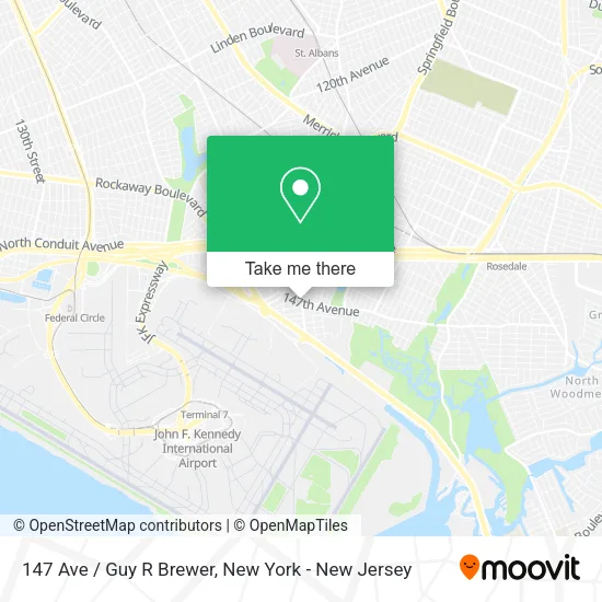 147 Ave / Guy R Brewer map