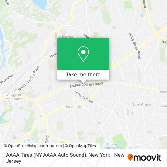 Mapa de AAAA Tires (NY AAAA Auto Sound)