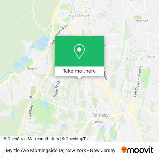 Myrtle Ave Morningside Dr map