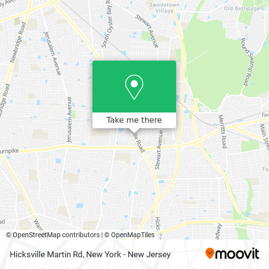 Mapa de Hicksville Martin Rd