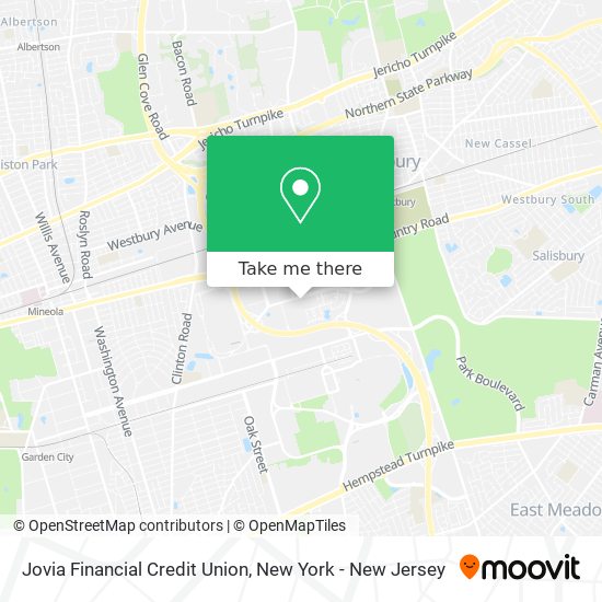 Jovia Financial Credit Union map