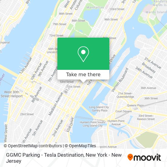 Mapa de GGMC Parking - Tesla Destination