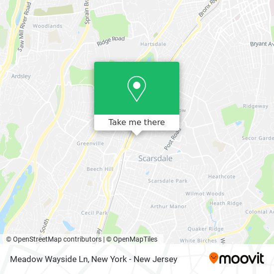 Mapa de Meadow Wayside Ln