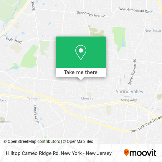 Mapa de Hilltop Cameo Ridge Rd