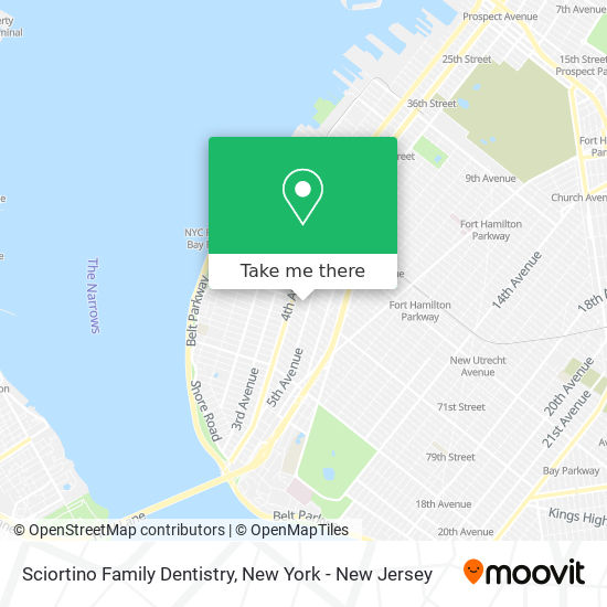 Sciortino Family Dentistry map