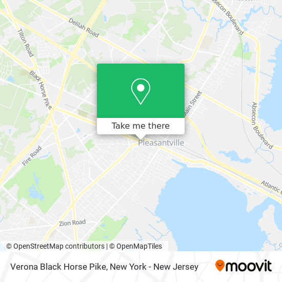 Mapa de Verona Black Horse Pike