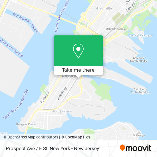 Mapa de Prospect Ave / E St