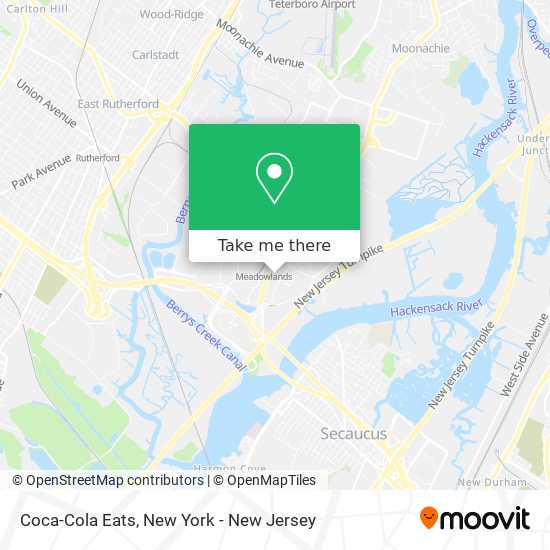 Coca-Cola Eats map