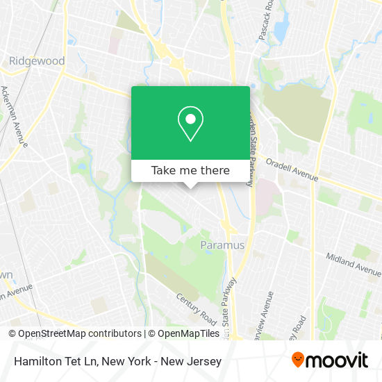 Hamilton Tet Ln map