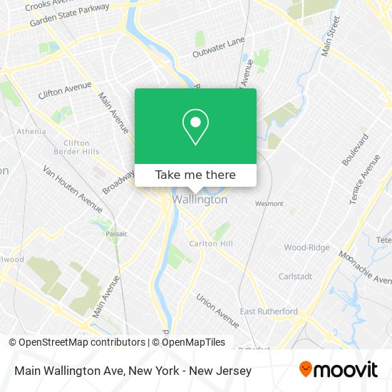 Mapa de Main Wallington Ave