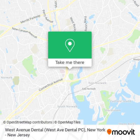 West Avenue Dental (West Ave Dental PC) map