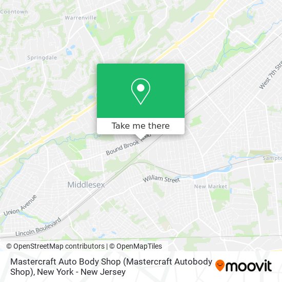 Mapa de Mastercraft Auto Body Shop (Mastercraft Autobody Shop)