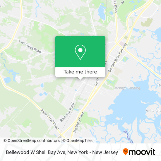 Mapa de Bellewood W Shell Bay Ave