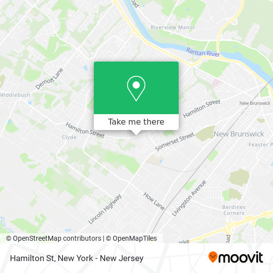 Hamilton St map