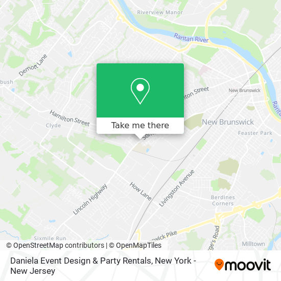 Daniela Event Design & Party Rentals map