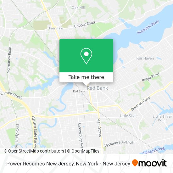 Power Resumes New Jersey map