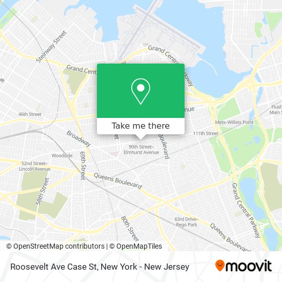 Mapa de Roosevelt Ave Case St