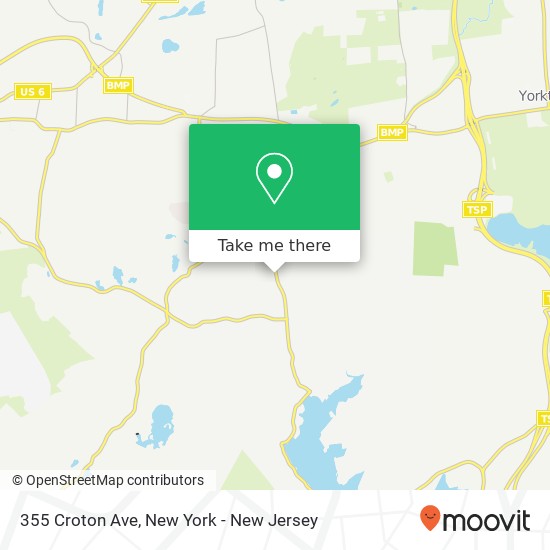 Mapa de 355 Croton Ave, Cortlandt Manor, NY 10567