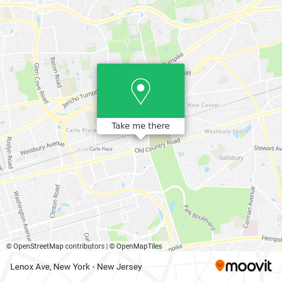 Mapa de Lenox Ave