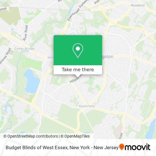 Mapa de Budget Blinds of West Essex