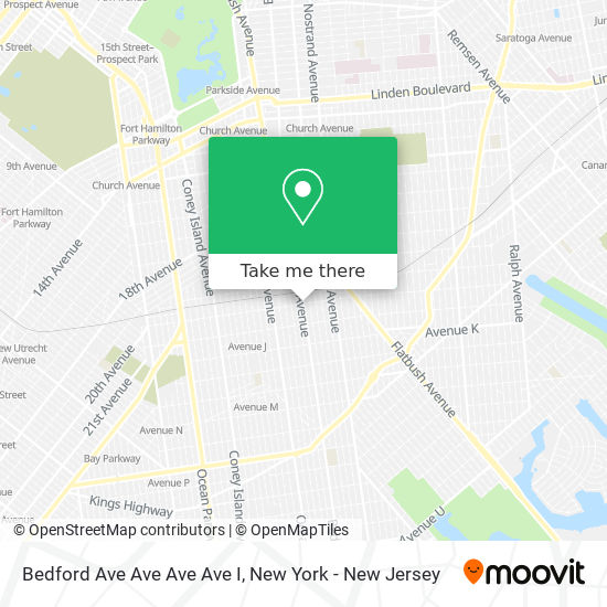 Bedford Ave Ave Ave Ave I map