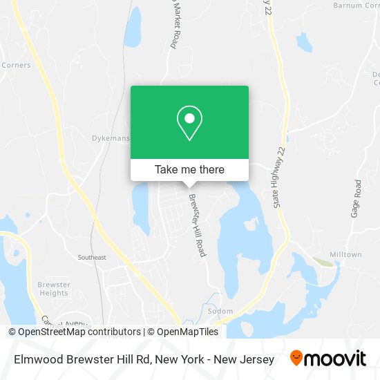 Elmwood Brewster Hill Rd map