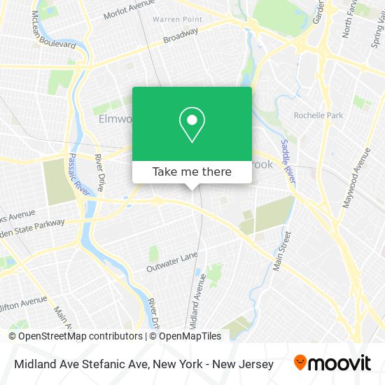Mapa de Midland Ave Stefanic Ave
